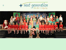 Tablet Screenshot of nextgentheatreco.com